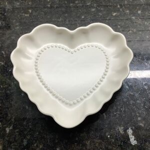 Heart Shaped Ceramic Trinket Dish